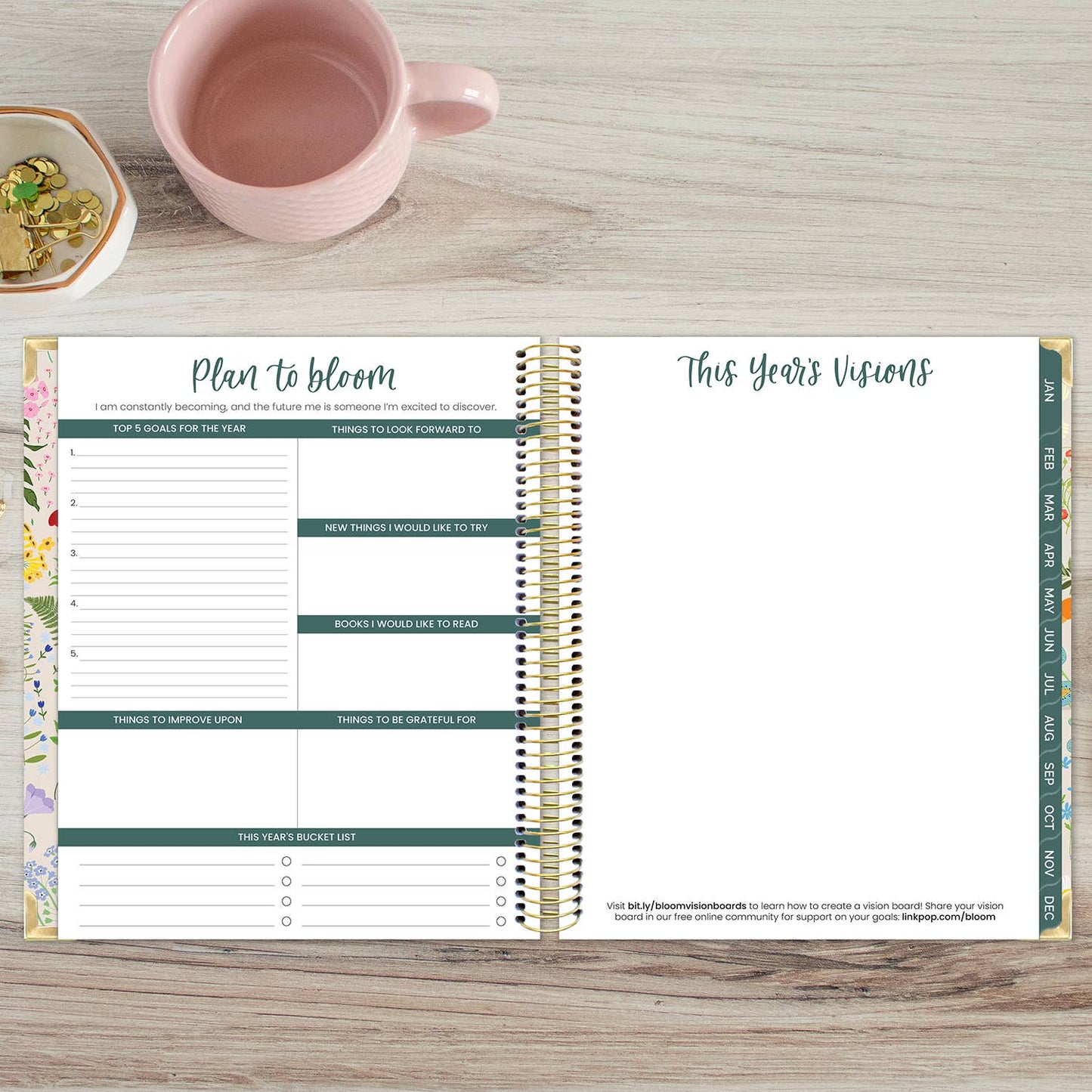 Green 2026/Floral 2026 Planner