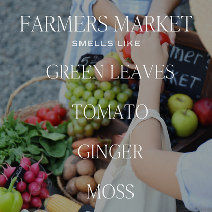 *NEW* Farmer's Market 15 oz Soy Candle, Matte Jar - Gifts