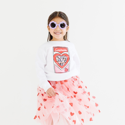 Conversation Hearts Valentines Day Kids sweatshirt