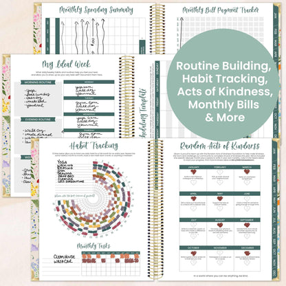 Green 2026/Floral 2026 Planner