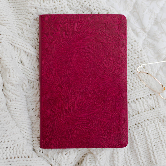 ESV Large Print Thinline Bible TruTone®, Raspberry Floral