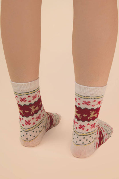 Christmas Graphic Crew Sock