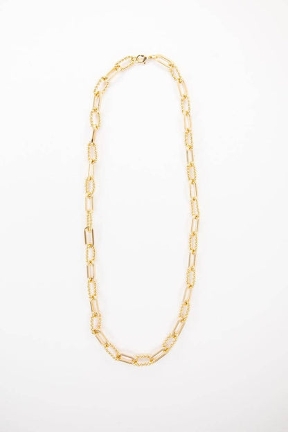 18K Gold Plated 20" Rope Link Chain