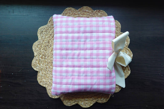 Gingham Grace Bible Sleeve - Handmade Bible Cover