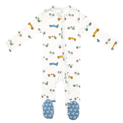 Zip-Up Footie Pajama - Speedster