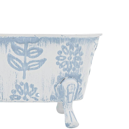 Claire Floral Blue Bathtub Soap Dish
