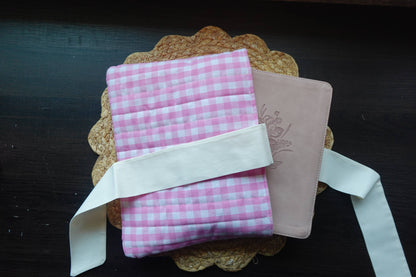 Gingham Grace Bible Sleeve - Handmade Bible Cover