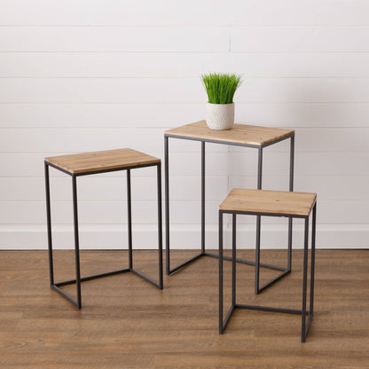 Plank Tables (Set Of 03)