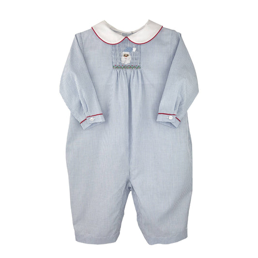 Longall with Santa - Hand Picture Smocked