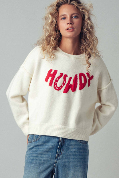 Howdy Sweater