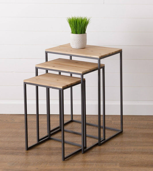 Plank Tables (Set Of 03)