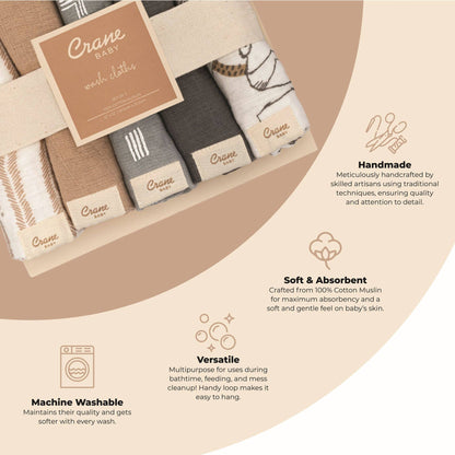 Ezra 5-pc. Wash Cloth Set
