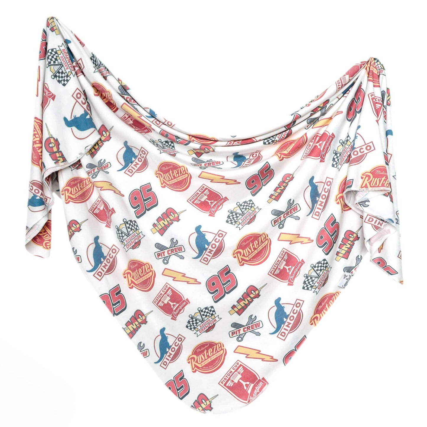 Knit Swaddle Blanket - Disney Pixar Bumper Stickers