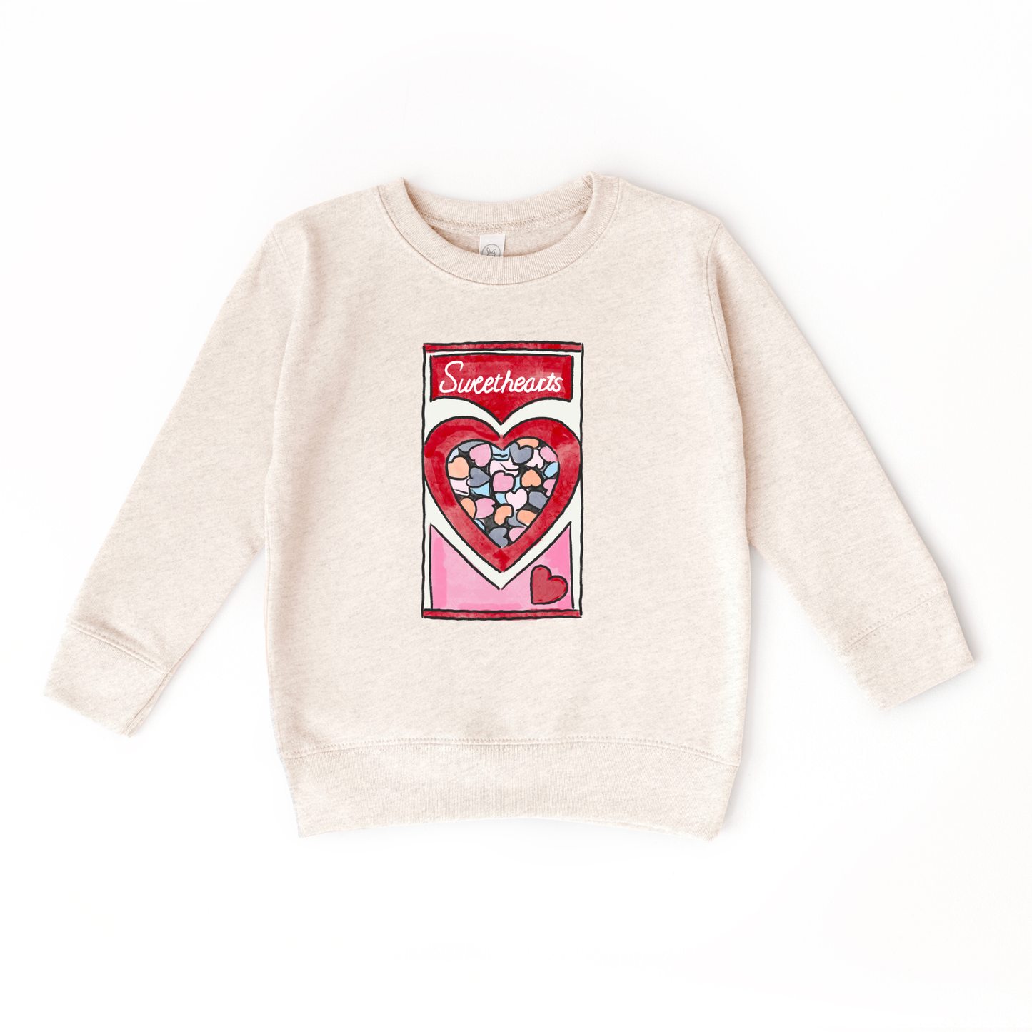 Conversation Hearts Valentines Day Kids sweatshirt