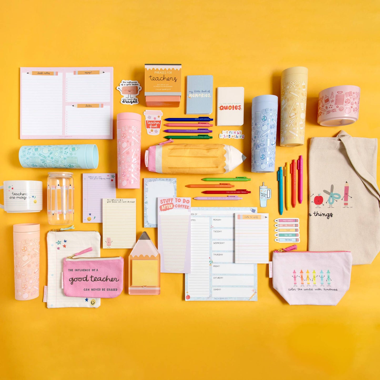 Encouraging Phrases For Teachers Desk Card Set