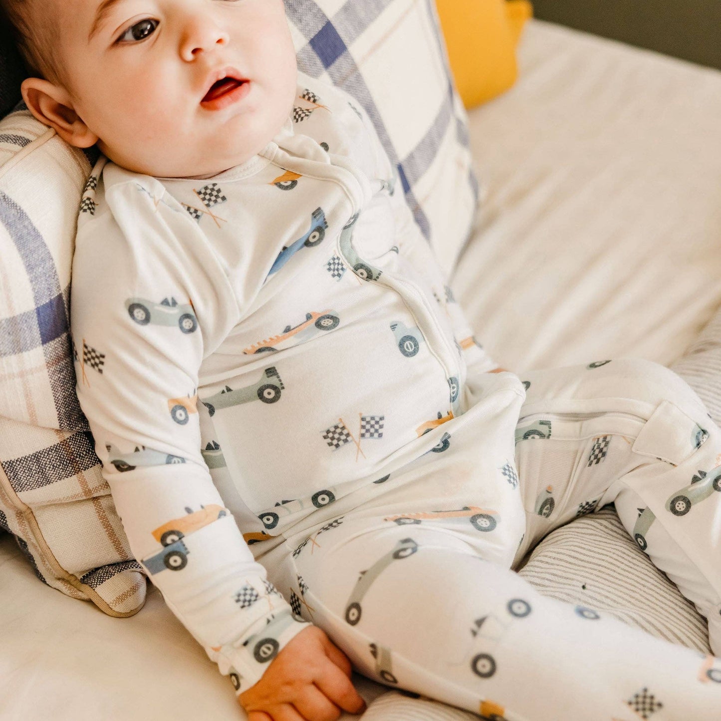 Zip-Up Footie Pajama - Speedster