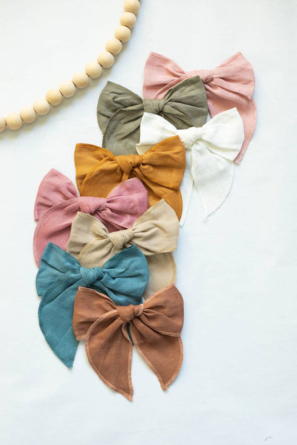 Linen bows
