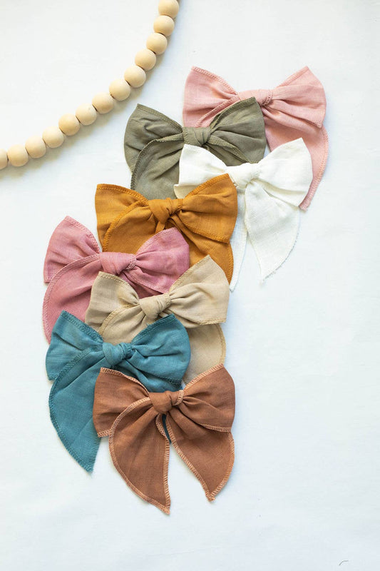 Linen bows