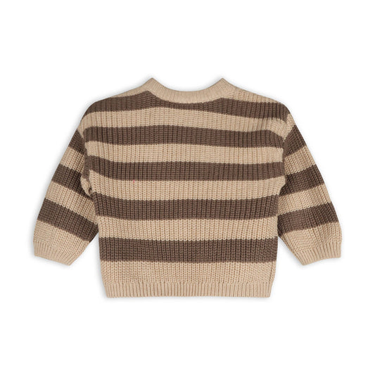 Stripe Sweater Knit Pullover