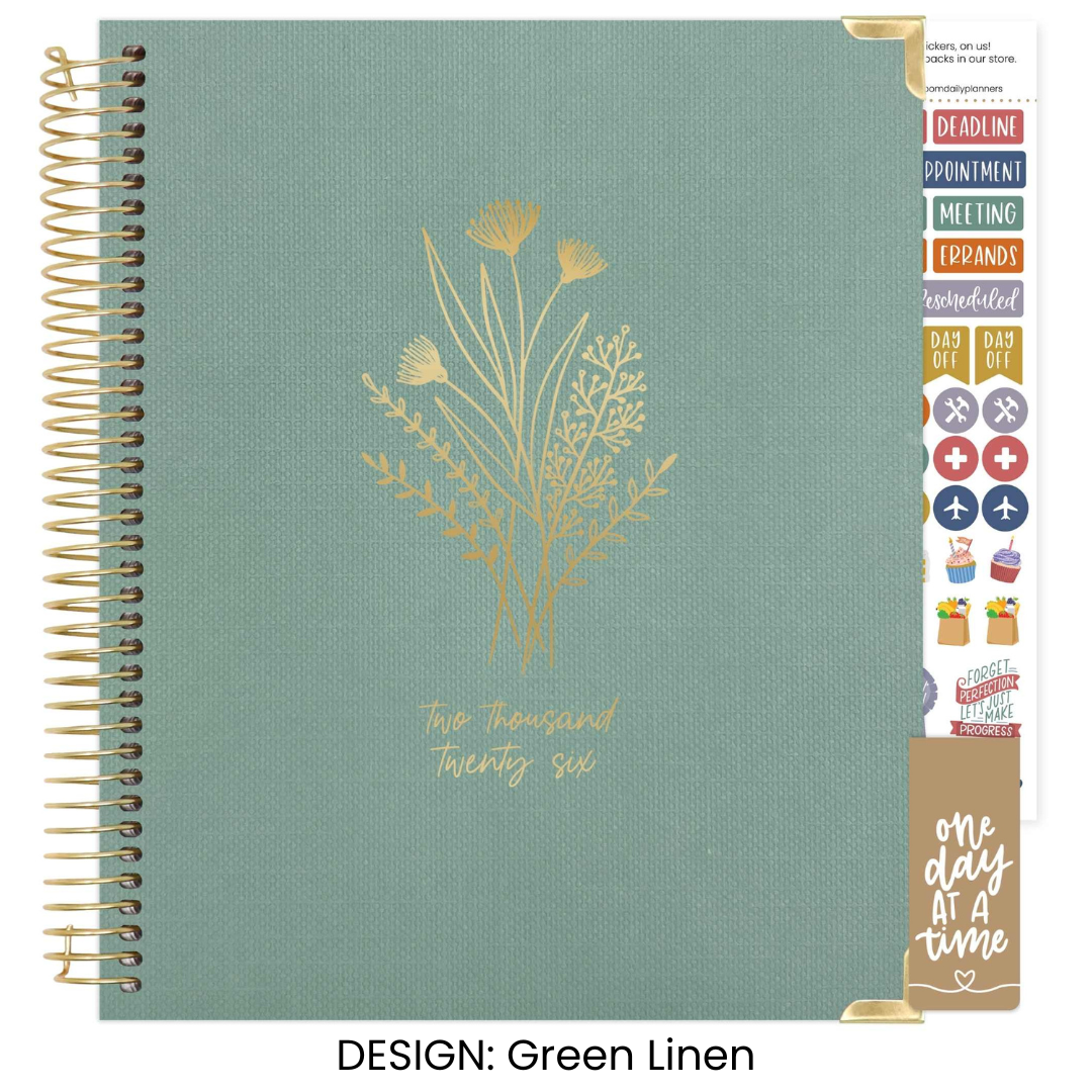 Green 2026/Floral 2026 Planner