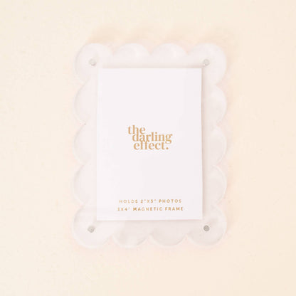 Mini Acrylic Picture Frame Magnet-Clear