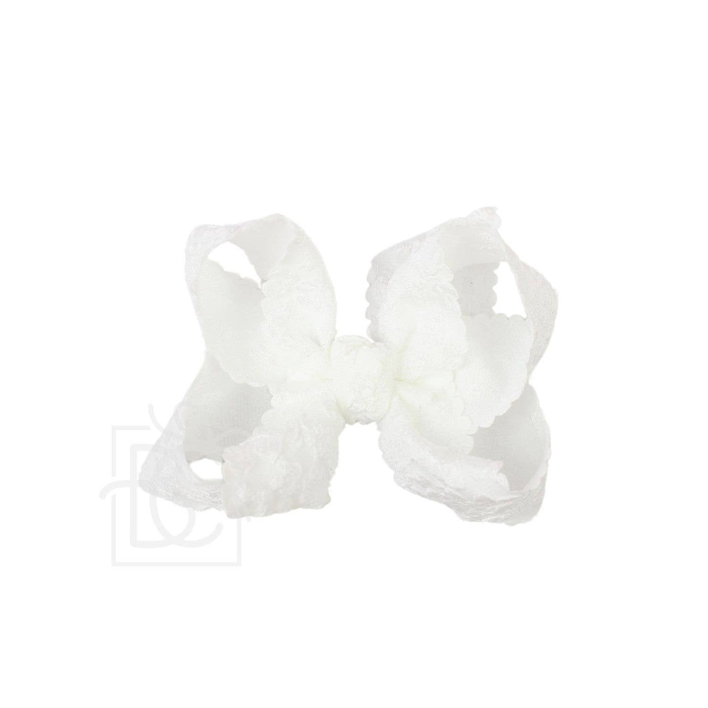 LACE FLOWER BOW