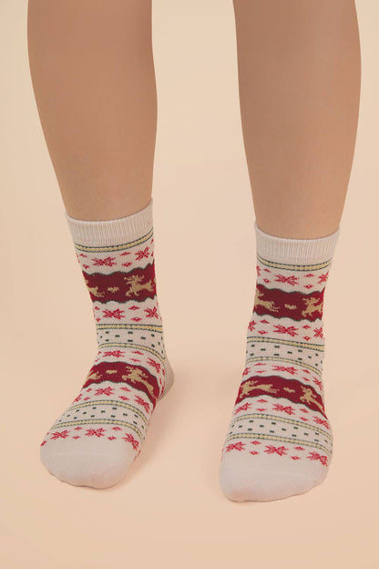 Christmas Graphic Crew Sock
