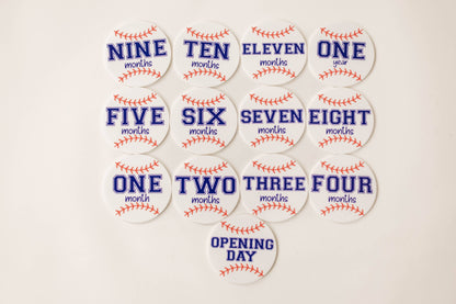 Acrylic Baseball Monthly Milestone
