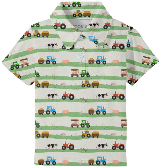 Farm Stripes SS Polo Shirt