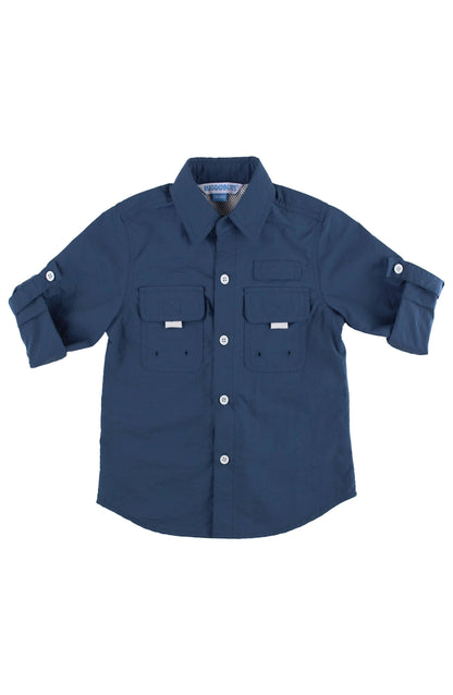 Navy Sun Protective Shirt