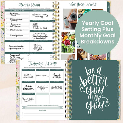 Green 2026/Floral 2026 Planner